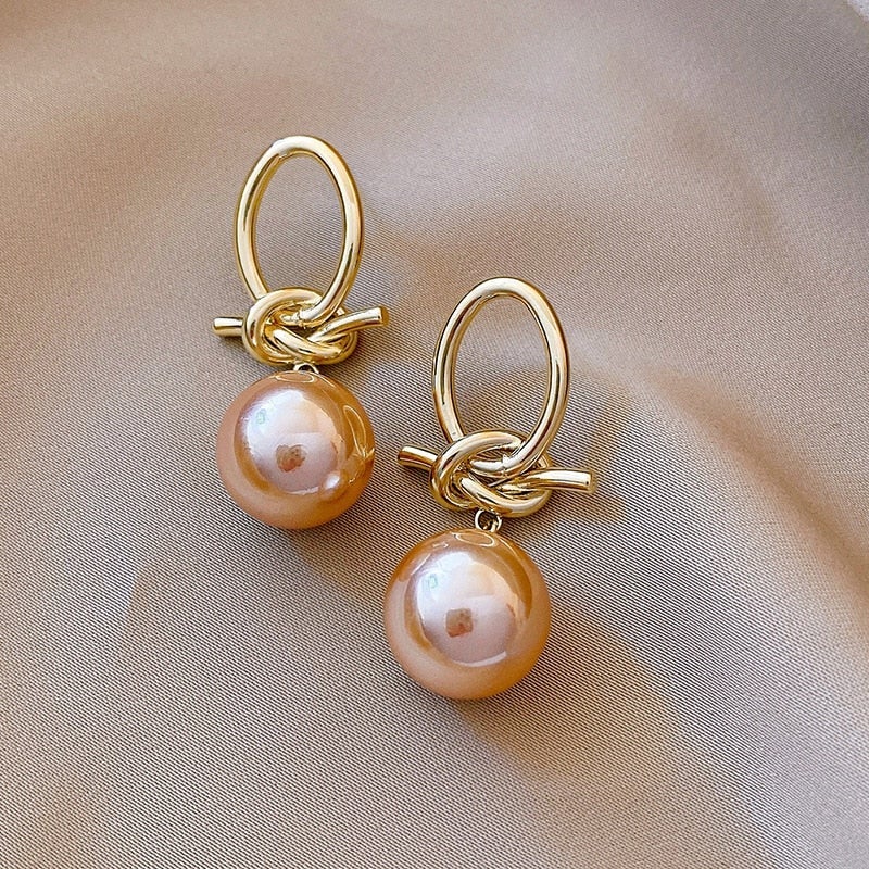 Kylie - Vintage Pearl Øreringer