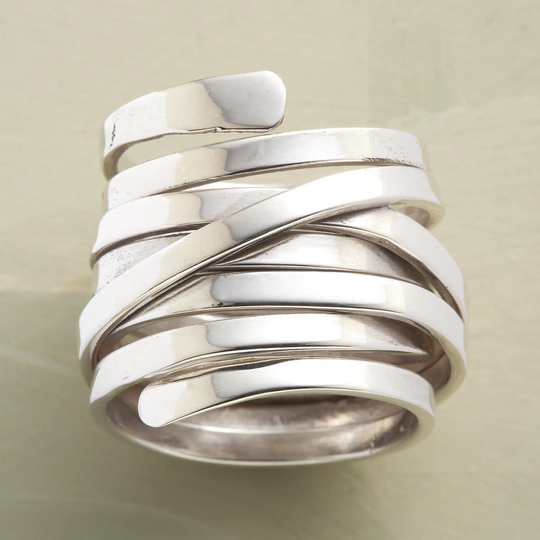 Hazel - Vintage Armbånd med khililine Desenhung i sølv