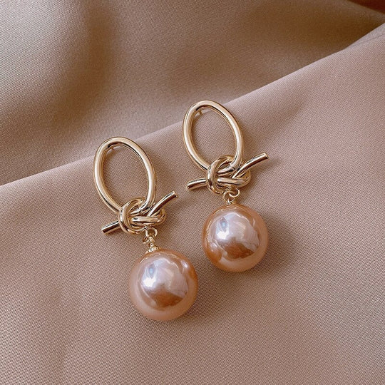 Kylie - Vintage Pearl Øreringer